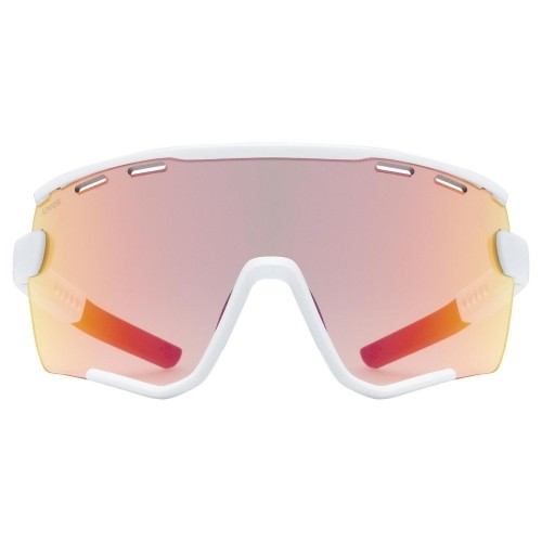 Brilles Uvex Sportstyle 236 Set small white mat / mirror red image 1