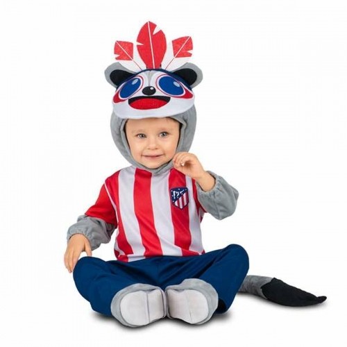 AtlÉtico Madrid Маскарадные костюмы для младенцев Atlético Madrid 5 Предметы Американский индеец image 1