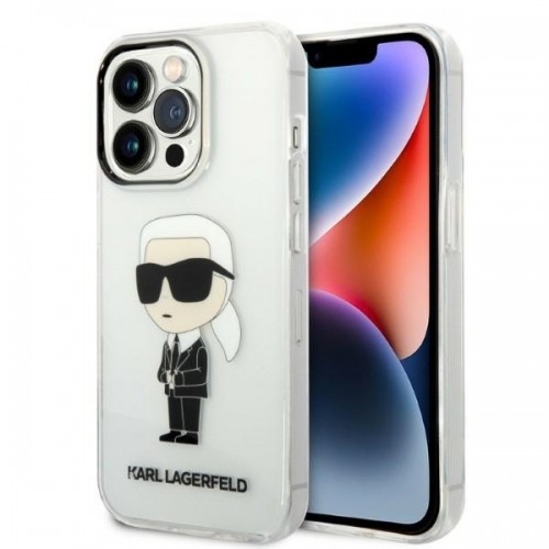 Karl Lagerfeld IML Ikonik NFT Case for iPhone 14 Pro Transparent image 1