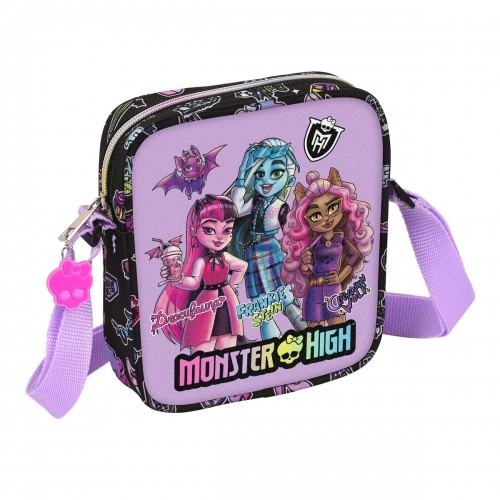 Plecu Soma Monster High Creep Melns 16 x 18 x 4 cm image 1
