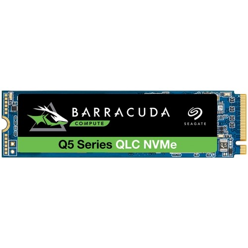 Seagate® BarraCuda™ Q5, 500GB SSD, M.2 2280-S2 PCIe 3.0 NVMe, Read/Write: 2,300 / 900 MB/s, EAN: 8719706027717 image 1
