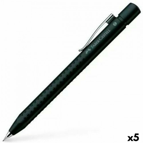Механический карандаш Faber-Castell Grip 2011 Чёрный 0,7 mm (5 штук) image 1