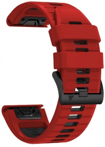 Tech-Protect watch strap IconBand Pro Garmin fenix 5/6/6 Pro/7, red/black image 1