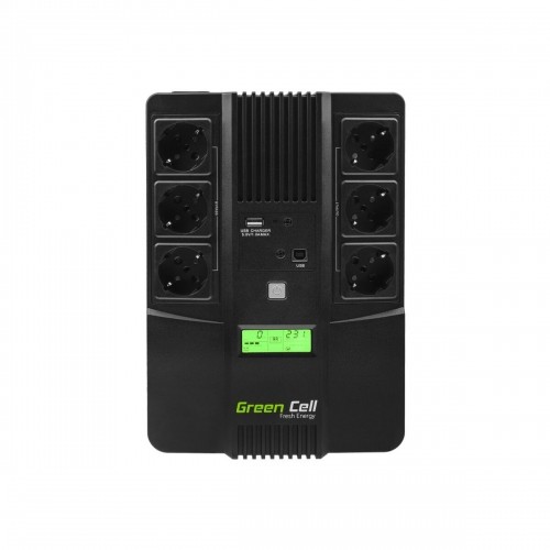 Система бесперебойного питания Интерактивная SAI Green Cell AiO 800VA LCD 480 W image 1