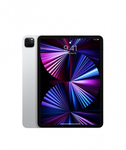 Apple iPad Pro 11" 3.gen 256GB WiFi - Silver (Atjaunināts, stāvoklis kā jauns) image 1