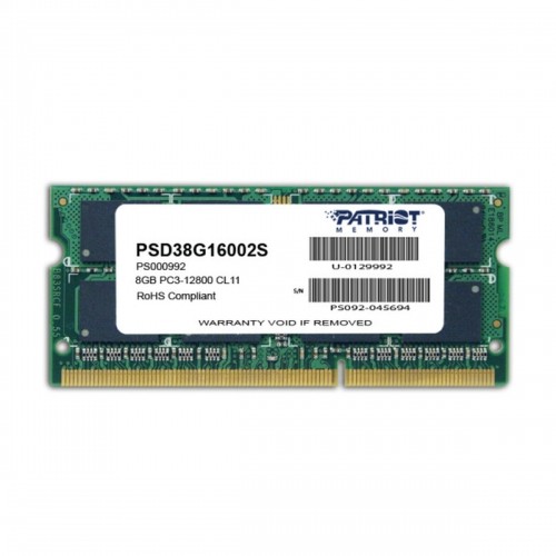 RAM Atmiņa Patriot Memory 8GB PC3-12800 CL11 8 GB image 1