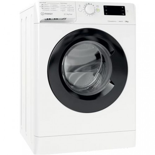 INDESIT Washing Machine MTWE 81495 WK EE Energy efficiency class B, Front loading, Washing capacity 8 kg, 1400 RPM, Depth 60.5 cm, Width 59.5 cm, Display, Big Digit, White image 1