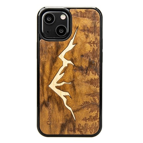 Apple Wooden case for iPhone 13 Mini Bewood Imbuia Mountains image 1