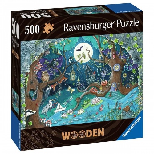 Puzle un domino komplekts Ravensburger 17516 Fantasy Forest Koks 500 Daudzums image 1