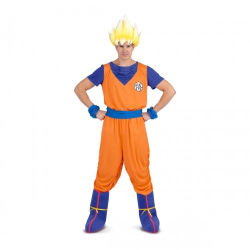 Маскарадные костюмы для взрослых My Other Me Goku Dragon Ball Синий Оранжевый image 1