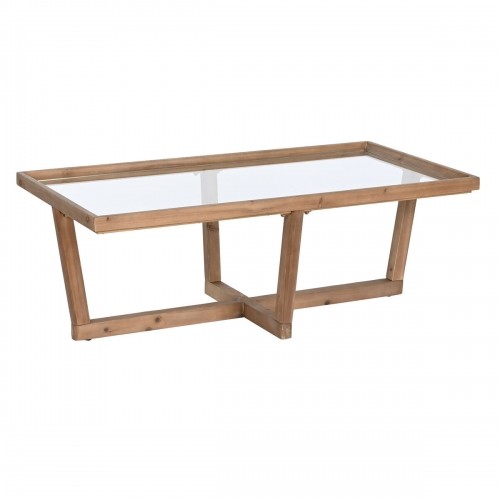 Кофейный столик Home ESPRIT Стеклянный Ель 120 x 60 x 43 cm image 1