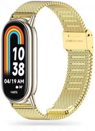 Tech-Protect watch strap MilaneseBand Xiaomi Smart Band 8, gold image 1