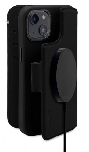 Apple Decoded Detachable Wallet â MagSafe compatible protective leather case for iPhone 14 Plus (black) image 1