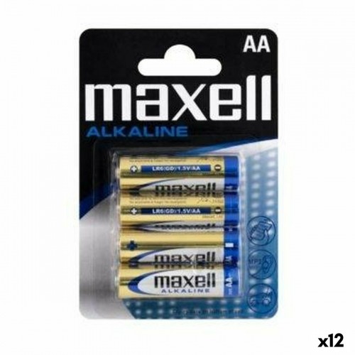 Alkaline baterijas Maxell LR06 (12 gb.) image 1