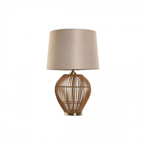 Настольная лампа Home ESPRIT Коричневый Бежевый Позолоченный Натуральный 50 W 220 V 43 x 43 x 67 cm image 1