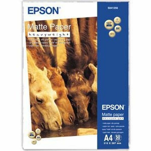 Matēts fotopapīrs Epson C13S041256 A4 (50 gb.) image 1