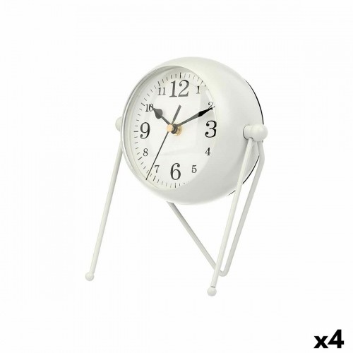 Gift Decor Настольные часы Balts Metāls 18 x 21 x 12 cm (4 gb.) image 1