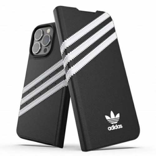 Adidas OR Booklet Case PU iPhone 13 Pro | 13 6,1" czarno biały|black white 47112 image 1