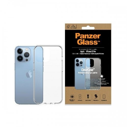 PanzerGlass ClearCase iPhone 13 Pro 6,1" Antibacterial Military grade clear 0322 image 1