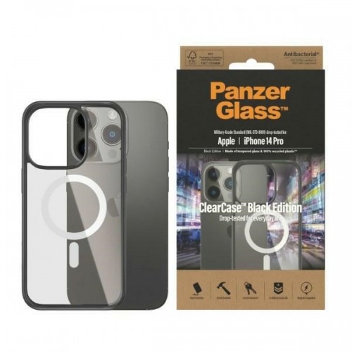 PanzerGlass ClearCase MagSafe iPhone 14 Pro 6,1" Antibacterial czarny|black 0414 image 1