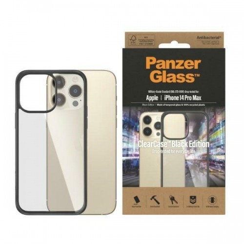 PanzerGlass ClearCase iPhone 14 Pro Max 6,7" Antibacterial czarny|black 0408 image 1