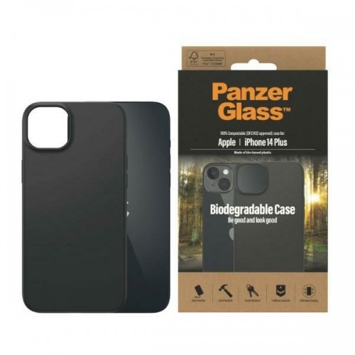 PanzerGlass Biodegradable Case iPhone 14 Plus 6,7" czarny|black 0419 image 1