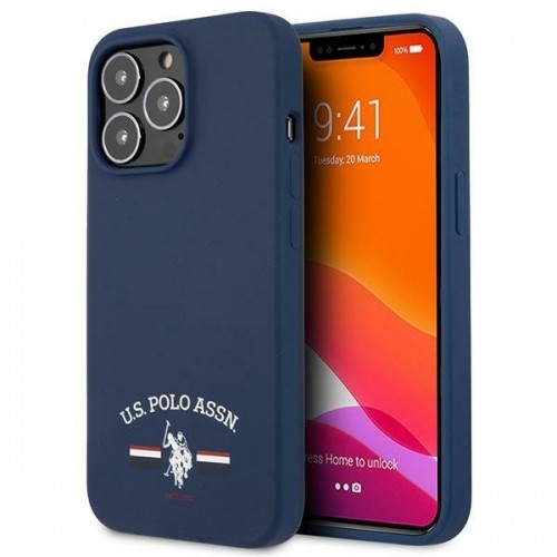 U.s. Polo Assn. US Polo USHCP13XSFGV iPhone 13 Pro Max 6,7" granatowy|navy Silicone Collection image 1
