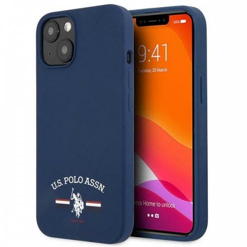 U.s. Polo Assn. US Polo USHCP13SSFGV iPhone 13 mini 5,4" granatowy|navy Silicone Collection image 1