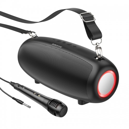 OEM Borofone Portable Bluetooth Speaker BP13 Dazzling with microphone black image 1