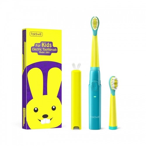 FairyWill Sonic toothbrush with head set FW-2001 (blue|yellow) image 1