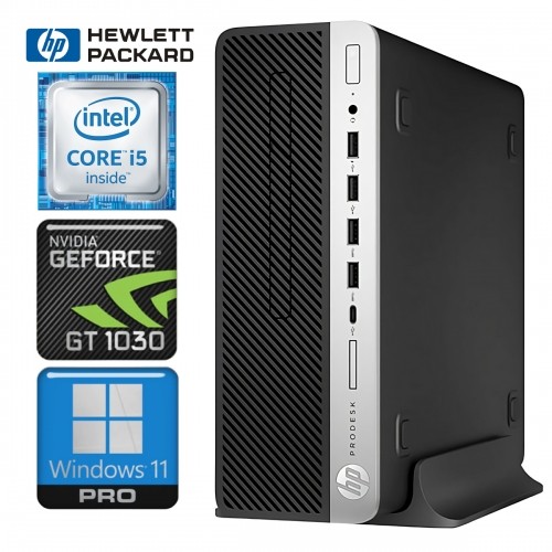Hewlett-packard HP 600 G5 SFF i5-9500 8GB 128SSD M.2 NVME+1TB GT1030 2GB WIN11Pro image 1