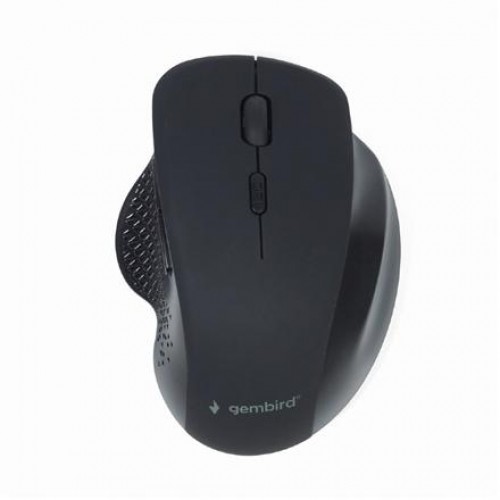 Gembird Wireless Optical mouse MUSW-6B-02	 USB Optical mouse Black image 1