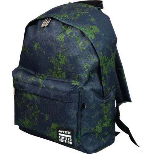 Рюкзак "deVENTE. Grunge Green" подростковый 40x30x14 см (14 л) 300 г, 1 отделение на молнии, 1 передний карман на молнии, уплотненная спинка и лямки image 1