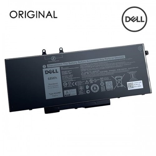 Notebook Battery DELL 4GVMP, 68Wh, Original image 1