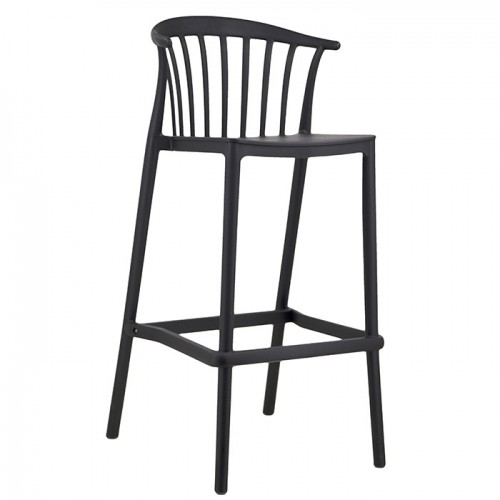 Bāra krēsls LECE 46.5x47xH103cm melns image 1