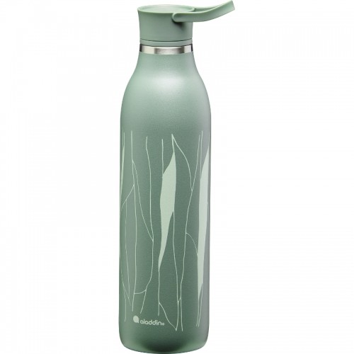 Aladdin Termopudele CityLoop Thermavac eCycle Water Bottle 0.6L pārstrādāta nerūs. tērauda / pelēcīgi zaļa Leaf image 1