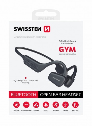 Swissten Gym Air Conduction Bluetooth Austiņas image 1