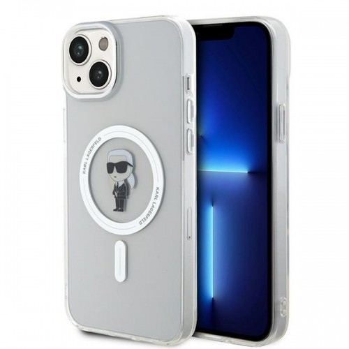 Karl Lagerfeld KLHMP15MHFCKNOT iPhone 15 Plus 6.7" transparent hardcase IML Ikonik MagSafe image 1