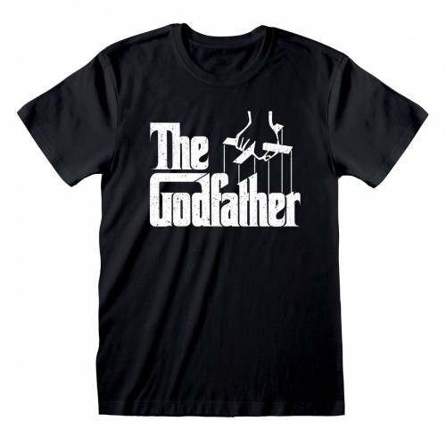 Krekls ar Īsām Piedurknēm The Godfather Logo Melns Unisekss image 1