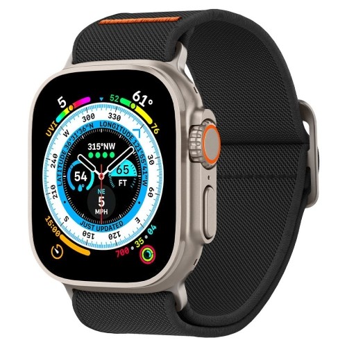 Spigen Fit Lite Apple Watch 4|5|6|7|SE |Ultra 42|44|45|49 mm czarny|black AMP05983 image 1