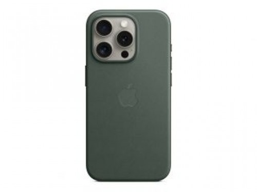 Apple  
         
       iPhone 15 Pro FineWoven Case with MagSafe - Evergreen image 1