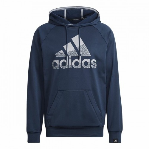 Толстовка с капюшоном мужская Adidas  Game and Go Big Logo Синий image 1
