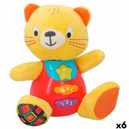 Плюшевая игрушка, издающая звуки Winfun кот 16 x 17,5 x 10,5 cm (6 штук) image 1