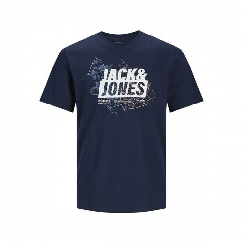 t-krekls Jack & Jones LOGO TEE SS 12252376 Tumši Zils image 1