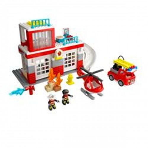 Playset Lego 10970 Duplo: Fire Station and Helicopter 1 штук image 1