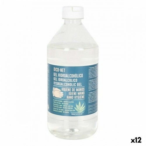 Bigbuy Cleaning Hidroalkoholiskais gēls Dico-net 70% 500 ml (12 gb.) image 1