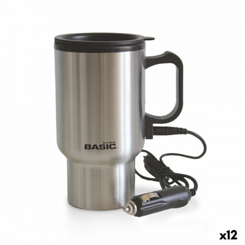 Кружка Mug Basic Home мощность Серебристый 400 ml (12 штук) image 1