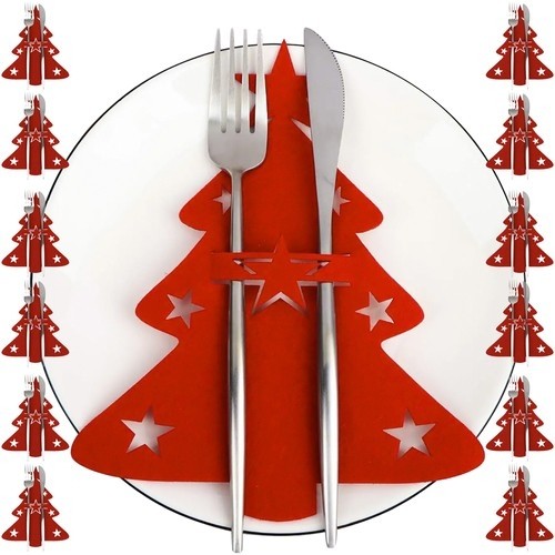 Cutlery case - Christmas trees, 12 pcs. Ruhhy 22304 (16983-0) image 1