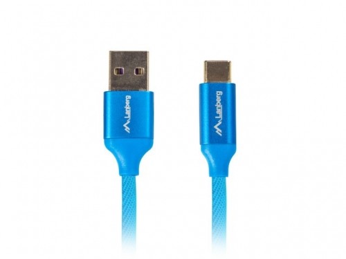 Lanberg CA-USBO-22CU-0005-BL USB cable 0.5 m USB 2.0 USB A USB C Blue image 1