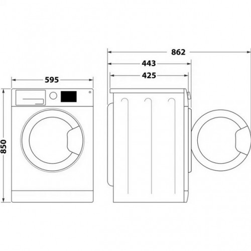 Indesit MTWSE 61294 WK EE washing machine image 1